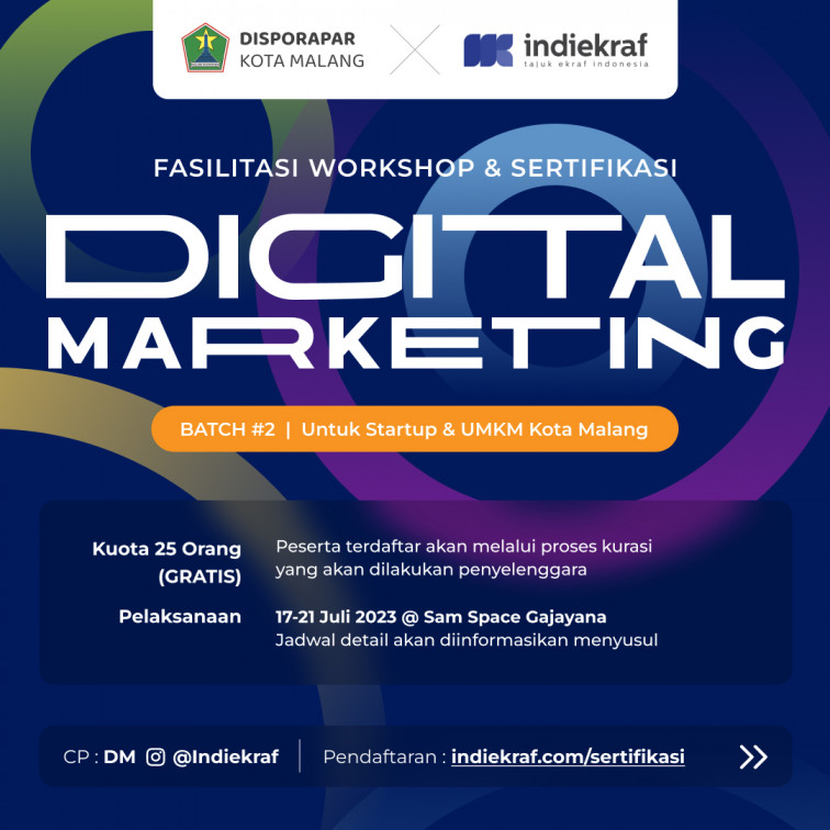 Fasilitasi Workshop & Sertifikasi Digital Marketing